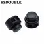 10 Pcs/Pack Cord Lock Toggle Clip Stopper Plastic Black For Bags/Garments Size:15mm*14mm