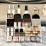 Elegant Acrylic Perfume & Cosmetic Organizer - Multi-Layer Clear Display Stand, Sleek Countertop Storage Rack for Vanity