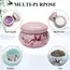 1Pc Ceramics Nail Cup with Lid Acrylic Liquid Powder Ceramic Cup Nail Art Acrylic Liquid Powder Porcelain Dappen Dish Container
