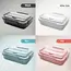 Leak-Proof Stainless Steel Lunch Box With 3/4 Compartments - Durable, Easy-Clean Bento Container For Students & Office Workers