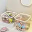 Transparent Storage Box, Laundry Bead Storage Box, Container for Hair Rings and Hair Clips, Desktop Miscellaneous Box