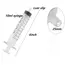 2-20Pcs 1ml-10ml Plastic Reusable Syringe For Measuring Nutrient Hydroponics Kithchen Tool