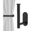 Adhesive Curtain Holdbacks Curtain Tie Backs Curtain Holdbacks No Drill Curtain Pull Backs Adhesive Curtain Hooks Curtain Holder