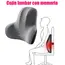 Memory Foam Lumbar Back Cushion for Car Office Gaming Chairs and Postpartum Waist Support Multi Functional Pain Relief Pillow