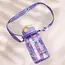 650ml Cute Kids Water Bottle With Straw Free BPA Leakproof Outdoor Portable Children's Cups School Water Bottle for Children
