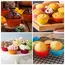 6/12pcs Silicone Cupcake Liners Reusable Baking Cups Nonstick Easy Clean Pastry Muffin Molds 4 Shapes Round, Stars, Heart, Flowe