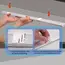LED Ultra Thin Under Cabinet Lights Motion Sensor Night Light Wireless 3Color Dimmable For Kitchen Cabinet Bedroom Wardrobe Ligh
