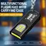 Portable Keychain LED COB Flashlight USB Rechargeable Torch with Pen Clip Powerful Mini Outdoor Working Lantern with Magnetic