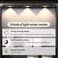 LED Ultra Thin Under Cabinet Lights Motion Sensor Night Light Wireless 3Color Dimmable For Kitchen Cabinet Bedroom Wardrobe Ligh