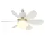 LED 30W Ceiling Fan Light E27 with Remote Control for Dimming Suitable for Living Room Study Household Use 85-265V 선풍기