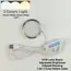 For Bambu Lab Led Lamp Kit Adjustable Light Kit Led Light Parts Hardware DIY Model white /cold/warm light Without Lamp shell 001
