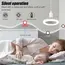 2 In 1 Ceiling Fan Lamps 3 Speeds Adjustable E27 Base Infinitely Dimmable for Living Room Bedroom Study LED Decorative Light