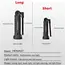 1pc COB LED Work Light Dimmable USB Rechargeable LED Flashlight Inspection Lamp With Magnet&Hook 14500/18650 Battery Torch Light