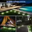 1/4/8Pcs Solar Lights Outdoor 8/20LEDs Disk Underground Lamp Spotlight Buried Solar Light for Home Garden Lawn Yard Decoration