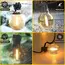110V/220V Outdoor String Lights LED G40 Festoon Fairy Patio Garland Lamp Wedding Street Camping Garden Party Decoration Lights