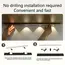 White/Black LED Cabinet Light USB Rechargeable Motion Sensor LED Light for Kitchen Wardrobe Cabinet Lighting 20CM/30CM/40CM/50CM
