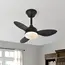 Ceiling Fan With Light, 25 Inch/42 Inch/52 Inch Low Profile Ceiling Fan With Remote Control, For Indoor and Covered Outdoor