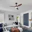 Ceiling Fan With Light, 25 Inch/42 Inch/52 Inch Low Profile Ceiling Fan With Remote Control, For Indoor and Covered Outdoor