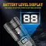 100000LM Super Bright Led Flashlights Rechargeable LED Torch Long Range Tactical Lamp for Outdoor Waterproof Camping Lantern