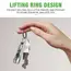 Outdoor Strong Light LED Flashlight Mini Portable Keychain Light USB Charging Magnetic Suction Super Bright Emergency Warning L