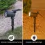 9 LEDs Solar Spotlights, Outdoor Waterproof, Spot Lights, Brightness Adjustable for Garden Backyard Driveway Patio Decor