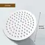 8" 10" 12" Black Silver Golden Stainless Steel High Pressure Waterfall Shower Head Large Flow Pressure Boosting Bathroom Shower