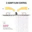 8" 10" 12" Black Silver Golden Stainless Steel High Pressure Waterfall Shower Head Large Flow Pressure Boosting Bathroom Shower