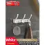 No Drill Door Behind Hook Storage Wall Hanging Clothes Hanger Coat Hook Punch-Free Hanger Bedroom Organizer Storage Kitchen Acce