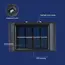 Solar Outdoor Wall Light 12 LED Waterproof Garden Light Courtyard Balustrade Decorative Atmosphere Lamp Down Luminous Solar Lamp