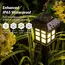 2 Pack Solar Pathway Light Outdoor Solar Lamp Waterproof Landscape Lighting for Garden Yard Patio Walkway Driveway Camping Decor