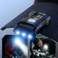 Multifunctional Usb Charging Flashlight Ajustable Mini LED Outdoor Torch Portable Keychain Light Magnetic Camping Warning Lamp