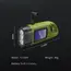 Outdoor LED Hand Pressing Dynamo Solar Crank Power Flashlight Torch Light Hand Press Crank Camping Lamp Light for Outdoor Home