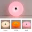 Creative Donut-Shaped Table Lamp, Wall-Mounted, Rechargeable, with Three Color Temperatures, Suitable for Decorative Lighting in Living Rooms, Bedrooms, Dining Areas, Etc.