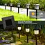 2 Pack Solar Pathway Light Outdoor Solar Lamp Waterproof Landscape Lighting for Garden Yard Patio Walkway Driveway Camping Decor