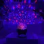 LED Night Light Starry Sky Galaxy Moon Projector Light Auto Color Changing USB 5V RGB Ambient Light for Kids Room Birthday Party