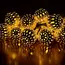 50/ 30/ 20 LED Moroccan Ball Solar String Lights Waterproof 8 Modes for Outdoor Garden Wedding Party Christmas Halloween Decor