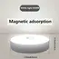 White/Warm Light Magnetic Night Light with Motion Sensor, 3-6M Detection, Rechargeable Dimmable LED Lamp for Bedroom Closet