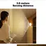 White/Warm Light Magnetic Night Light with Motion Sensor, 3-6M Detection, Rechargeable Dimmable LED Lamp for Bedroom Closet