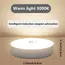 White/Warm Light Magnetic Night Light with Motion Sensor, 3-6M Detection, Rechargeable Dimmable LED Lamp for Bedroom Closet
