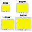 LED COB Chip 50W 100W 150W 200W 200-240V Smart IC No Need Driver LED Lamp Light Source For Flood Light Spotlight DIY Lighting