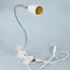 360 Degrees Flexible Desk Lamp Holder E27 Base Light Socket Gooseneck Clip-On Cable With On Off Switch for Home Plant