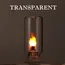 USB Flame Flickering LED Frosted Clear Glass Candle Night Light Simulated Flame for Car Home Room Laptop PC Festival Decoration