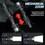 Super Bright LED Flashlight Rechargeable Zoomable Digital Display Tactical Light Waterproof Camping Outdoor Handheld Spotlight