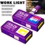 Mini COB LED Flashlight Rechargeable Portable EDC Torch USB C Pocket Lantern Flood Work Light with Clip Magnet For Emergency