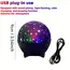 LED Night Lights Starry Sky Moon Projector Light USB Plug 7 Modes Colorful Strobe Light  for Kids Room Party Galaxy Decor Gift
