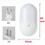 Bedside Lamp Night Light EU US Plug LED Night Light AC220V Bedroom Lamp Gift for Children Cute Night Lamp for Corridor WC