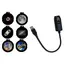 USB Moon Earth 360 Degree Projection Lamp Starry Sky Night Light Remote Control for Kids Bedroom Birthday Gift Home Ambiance