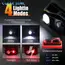 Portable XPG Headlight Sensor Headlamp Mini Flashlight USB Rechargeable High Brightness 4 Modes Night Working Head Torch Light