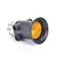 1 PCS AC100-240V 4A PBT Fireproof E27 Bulb Adapter Lamp Holder Base Socket with EU Plug White and Black  Bulb Holder
