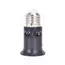 1 PCS AC100-240V 4A PBT Fireproof E27 Bulb Adapter Lamp Holder Base Socket with EU Plug White and Black  Bulb Holder